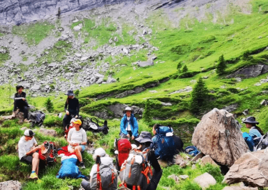 诺达传统之瑞士徒步,孩子们的意志力已经到 - Swiss Hiking